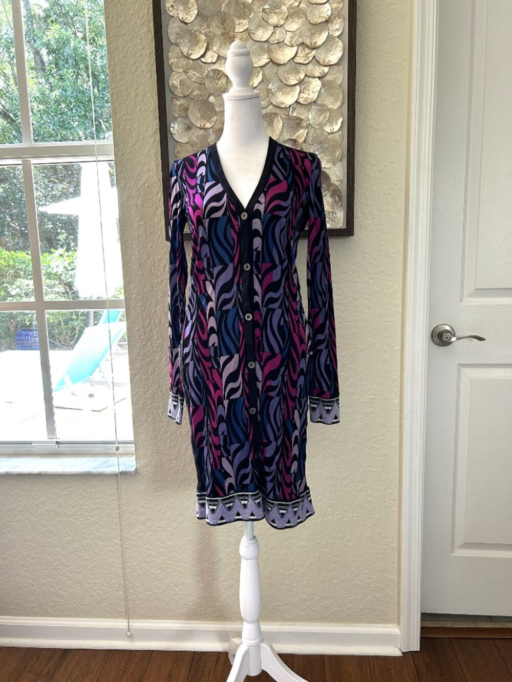 Custo Barcelona Abstract Midi Dress